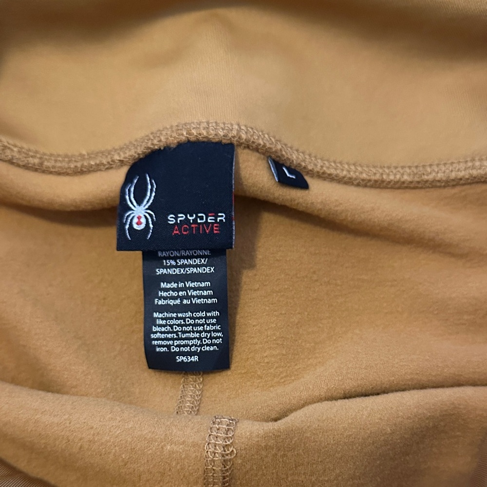 Spyder Dijon Mustard color women’s Leggings - Picture 2 of 6